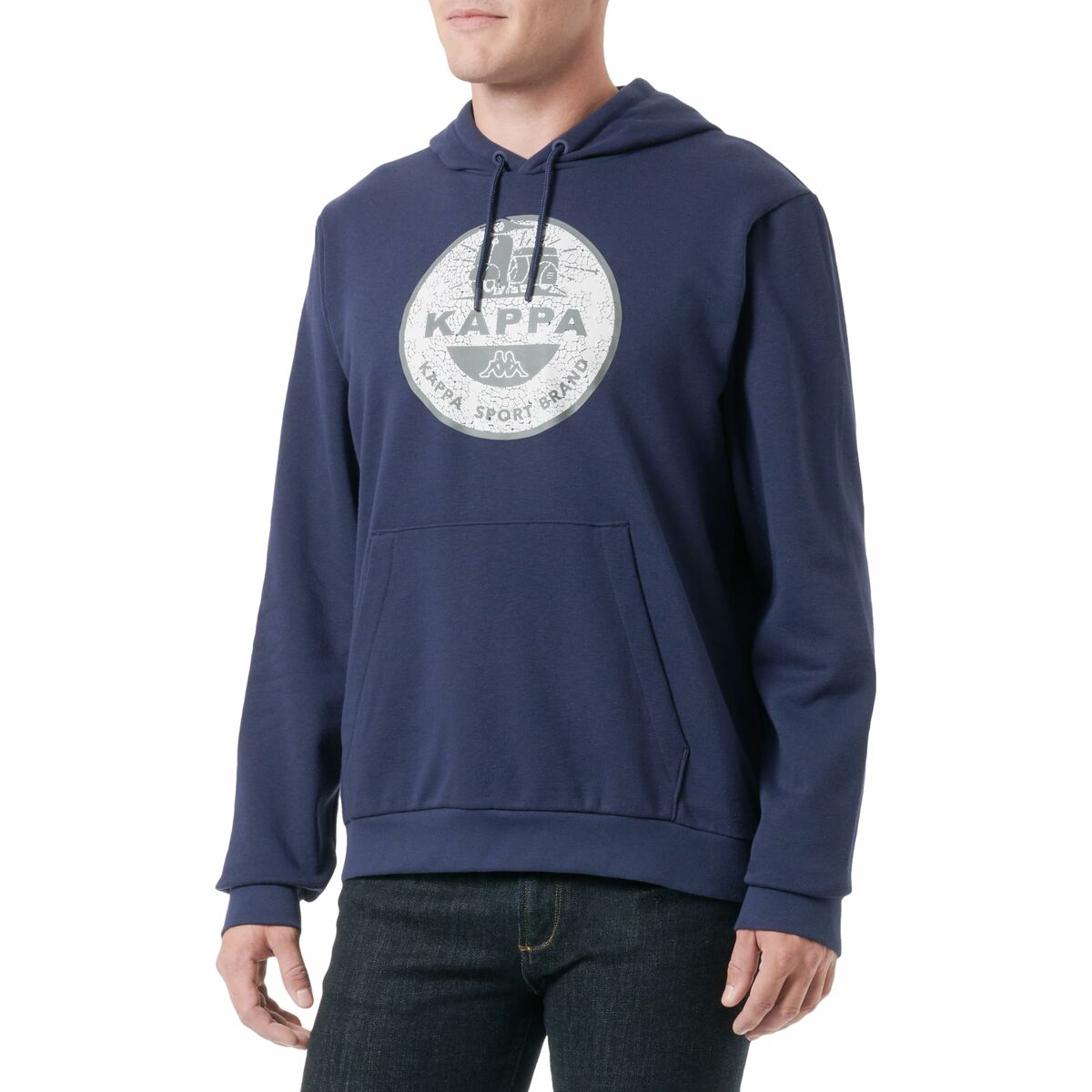 Sudadera con Capucha Hombre Kappa Azul marino
