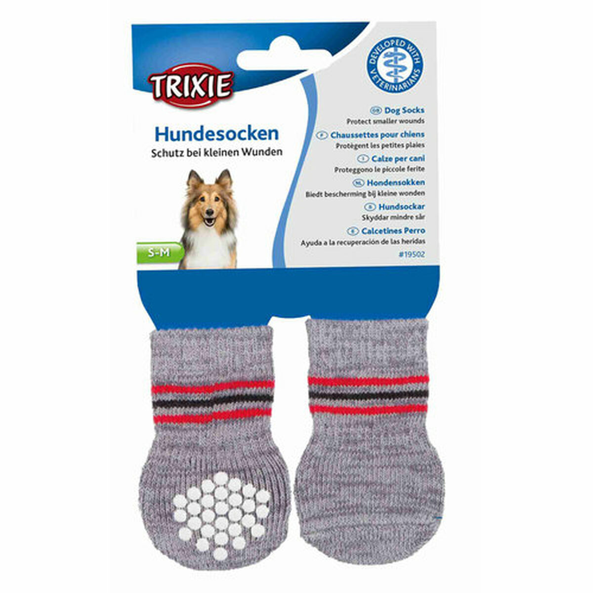 Calcetines Trixie Gris XS/S Perro