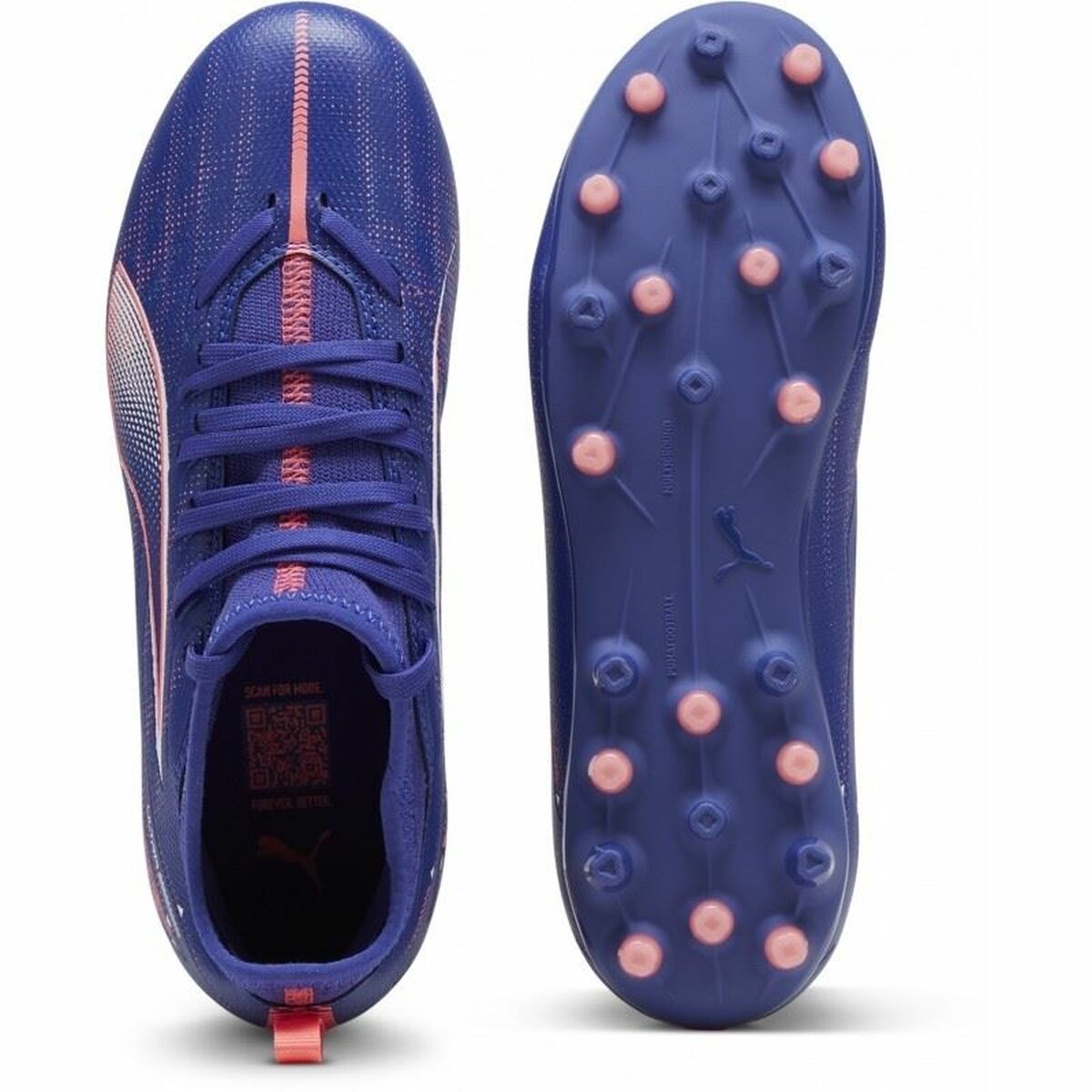 Botas de Fútbol para Niños Puma Ultra 5 Match Mg Morado