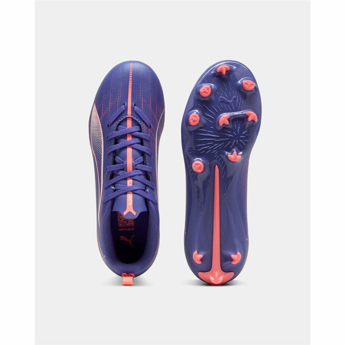 Botas de Fútbol para Niños Puma Ultra 5 Play Fg/Ag Morado