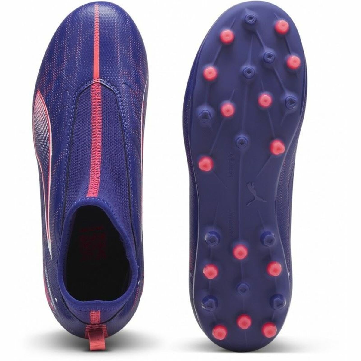 Botas de Fútbol para Niños Puma Ultra 5 Match+ Ll Mg Morado