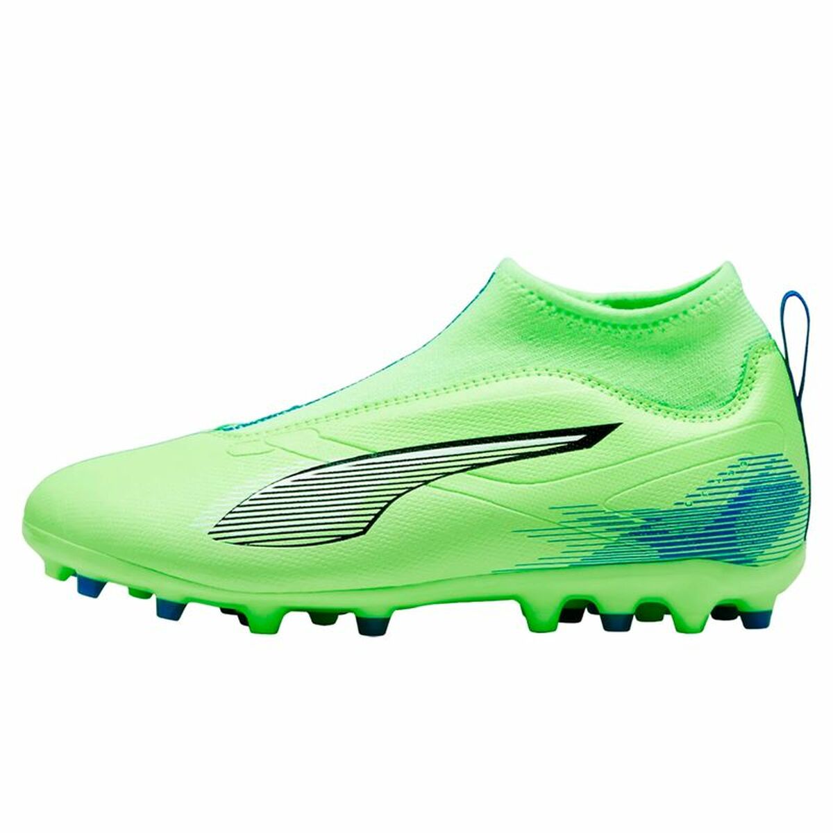 Botas de Fútbol para Niños Puma Ultra 5 Match+ Ll Mg Verde