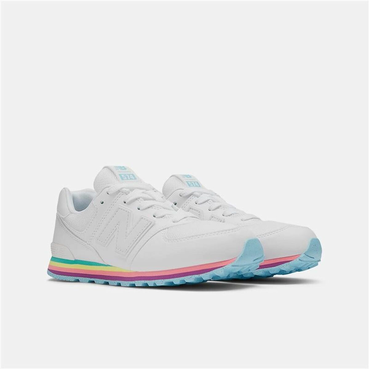 Zapatillas Deportivas Infantiles New Balance 574 Core Blanco