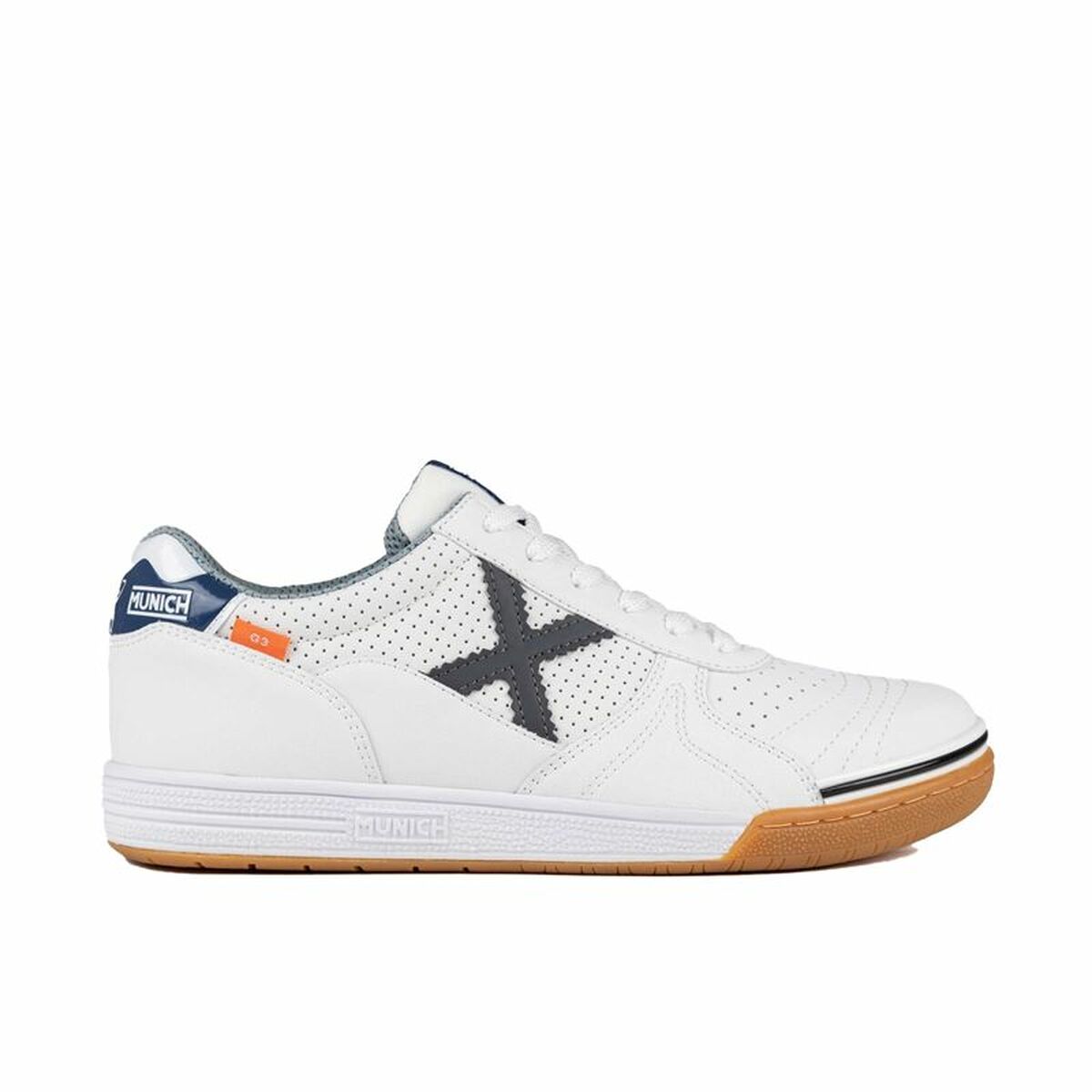 Zapatillas de Fútbol Sala para Adultos Munich G-3 Profit Casual 414 Blanco