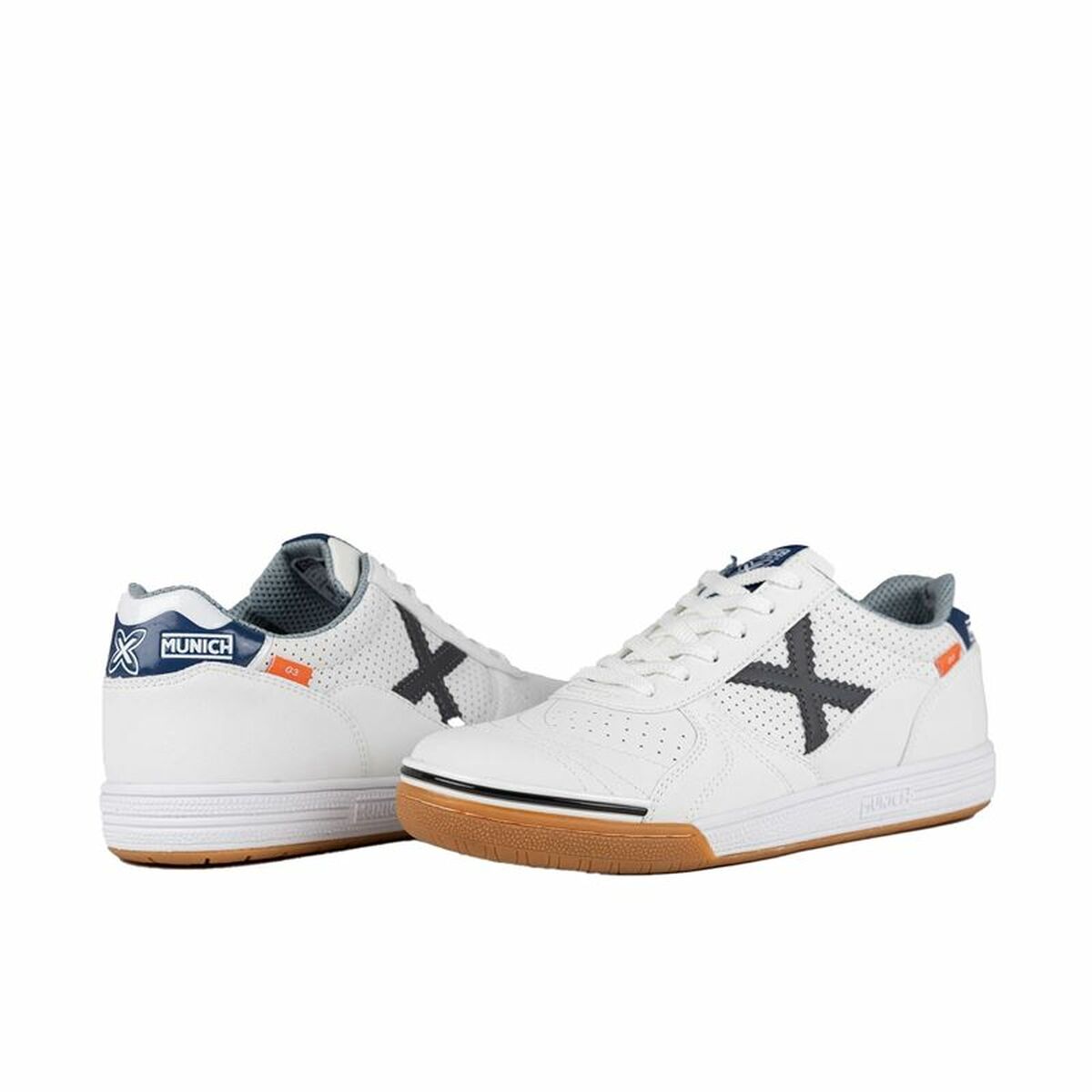 Zapatillas de Fútbol Sala para Adultos Munich G-3 Profit Casual 414 Blanco