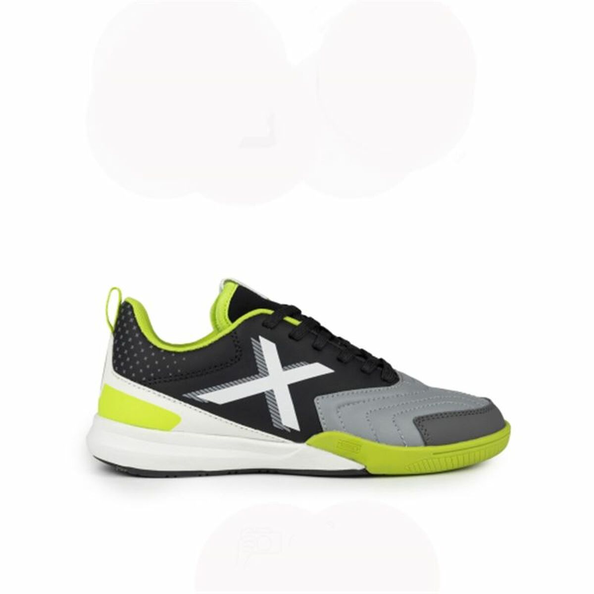 Zapatillas de Fútbol Sala para Niños Munich Rondito Kid Elastic Amarillo Negro