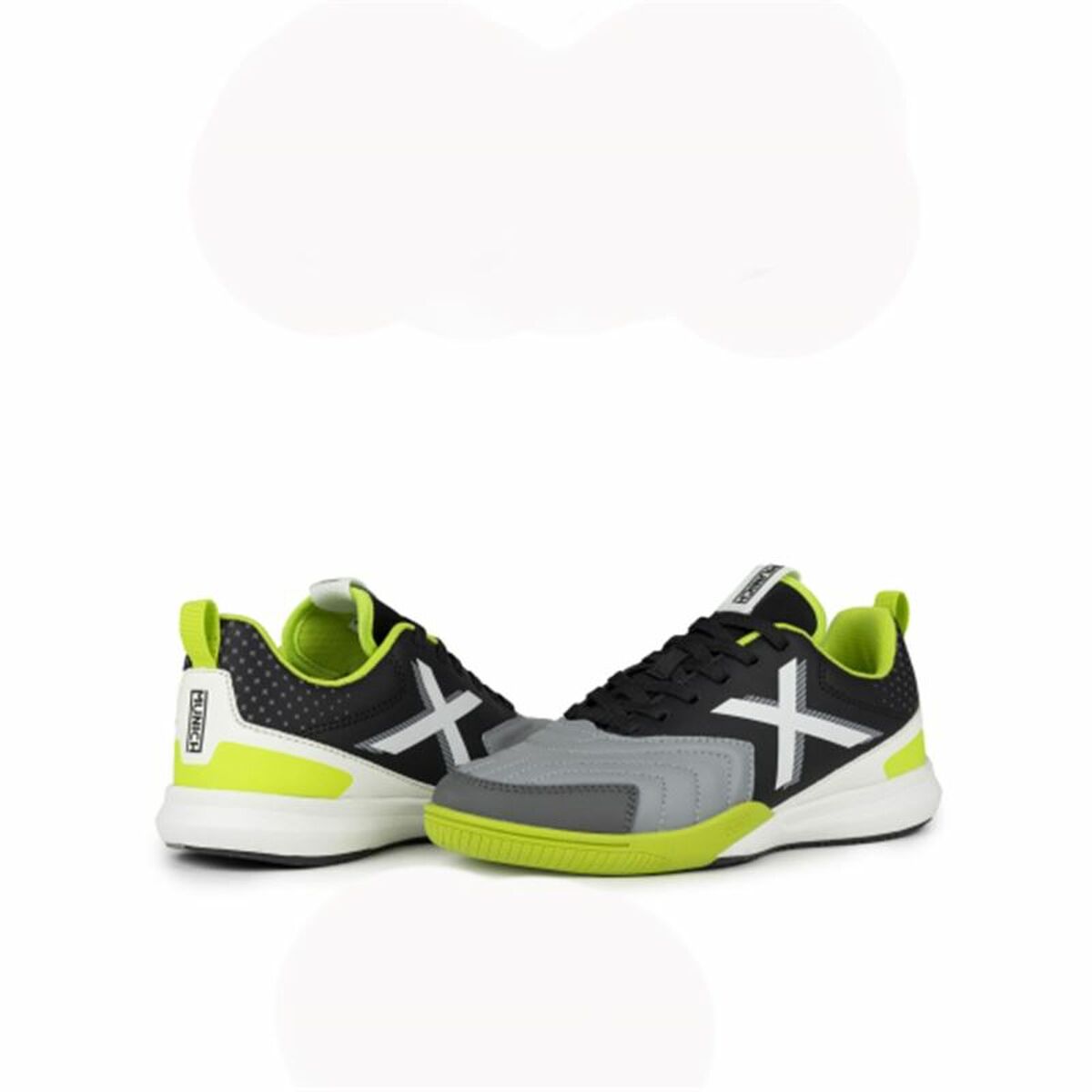 Zapatillas de Fútbol Sala para Niños Munich Rondito Kid Elastic Amarillo Negro