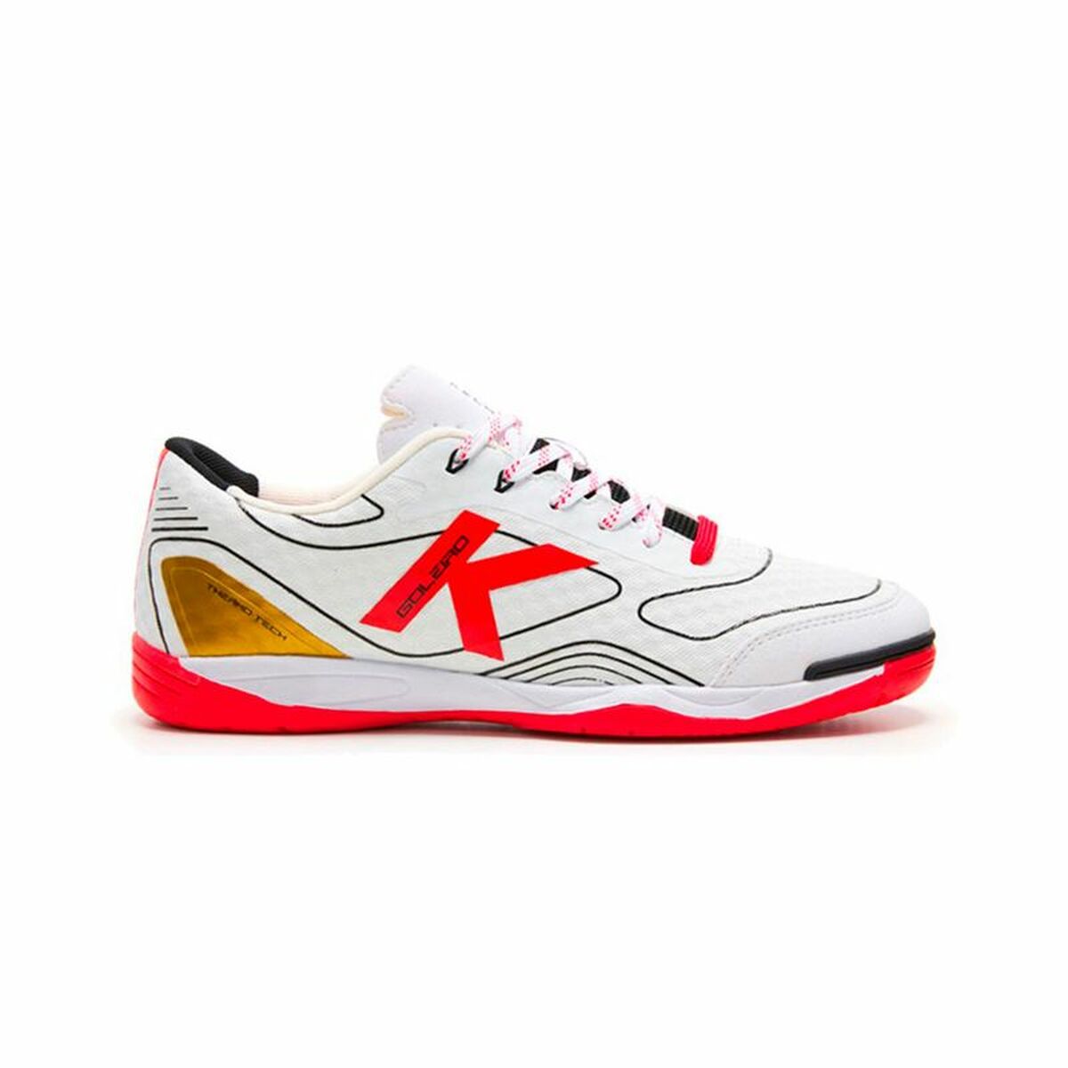 Zapatillas Deportivas Hombre Kelme Goleiro Blanco Rojo
