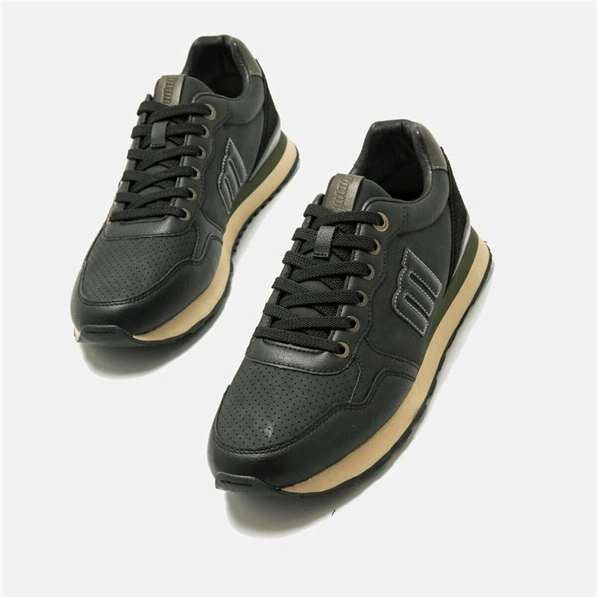 Zapatillas Casual Hombre Mustang Porland Negro