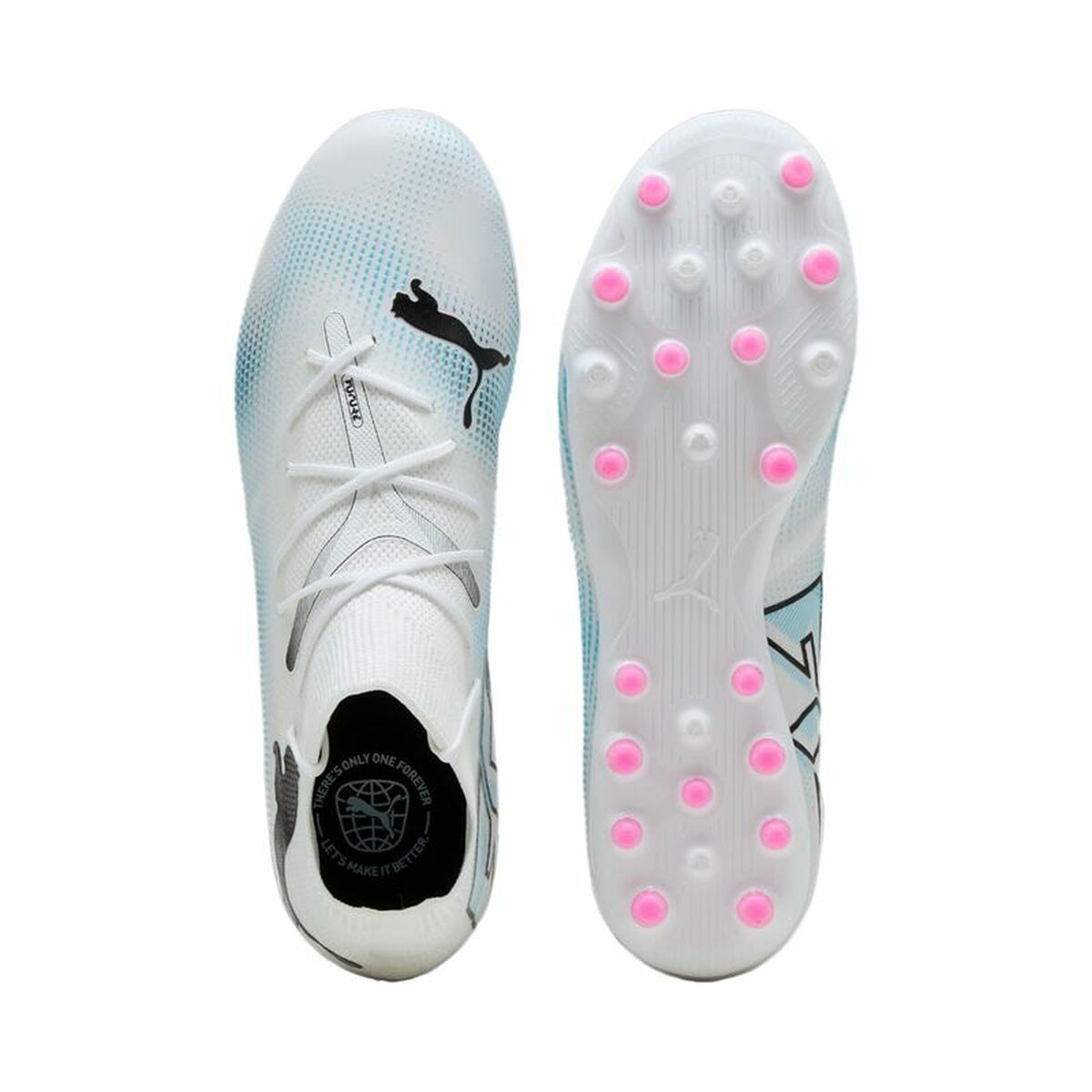 Botas de Fútbol para Adultos Puma Future 7 Match MG Blanco Negro