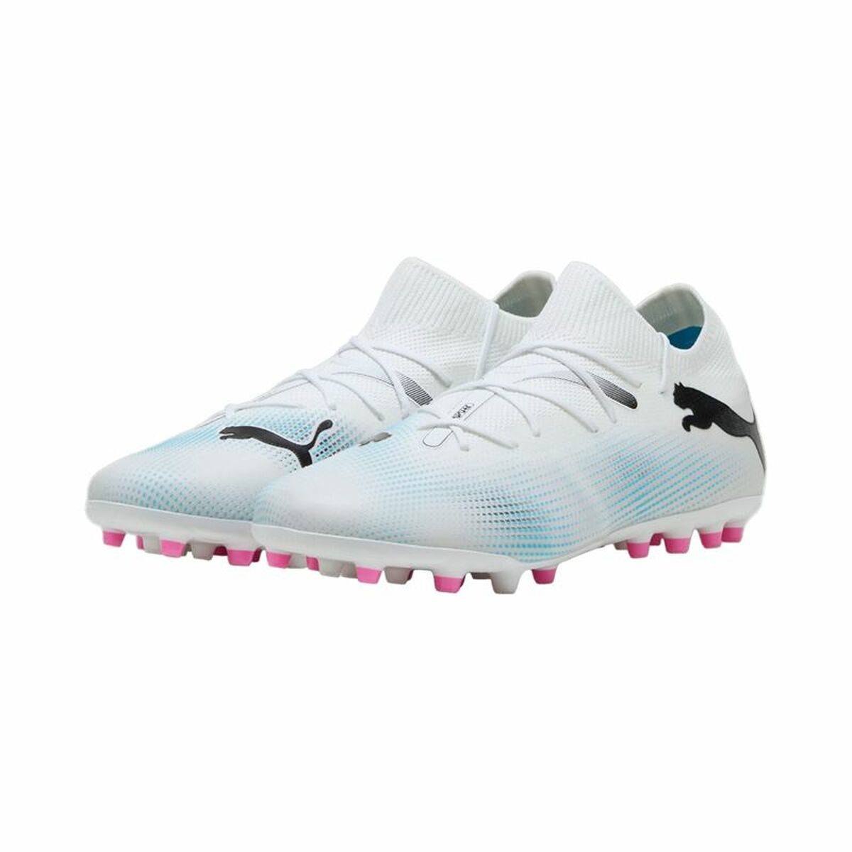 Botas de Fútbol para Adultos Puma Future 7 Match MG Blanco Negro