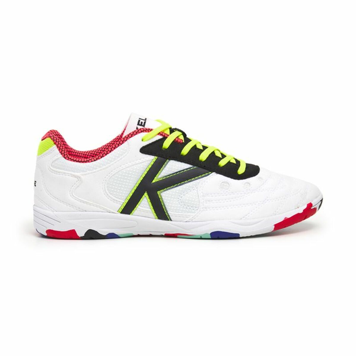 Zapatillas de Fútbol Sala para Adultos Kelme Copa Blanco Negro