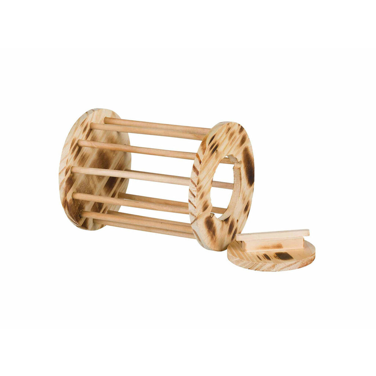 Comedero Trixie Madera Ø 15 × 19 CM Heno