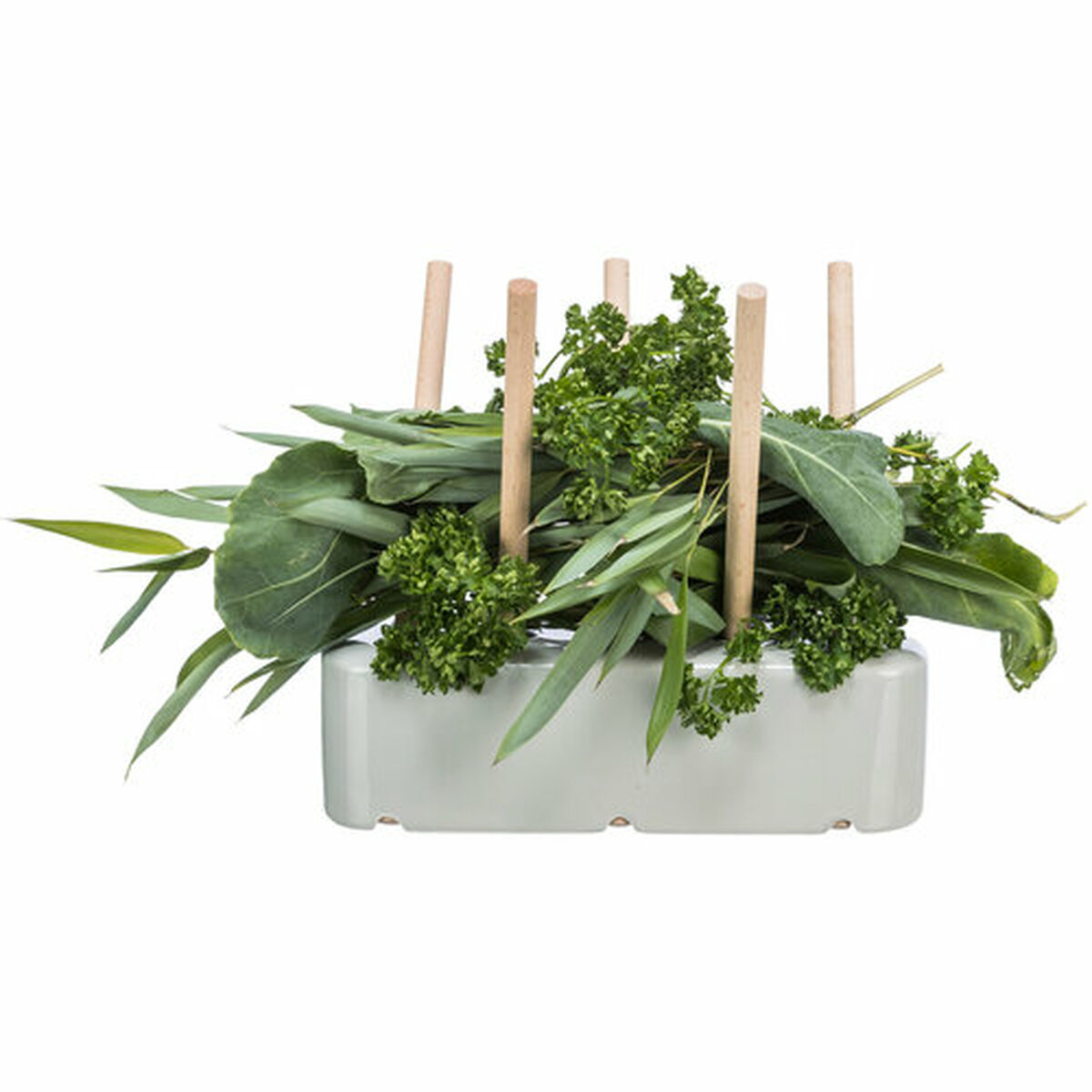 Comedero Trixie Gris Madera Cerámica 26 × 23 × 17 CM Heno