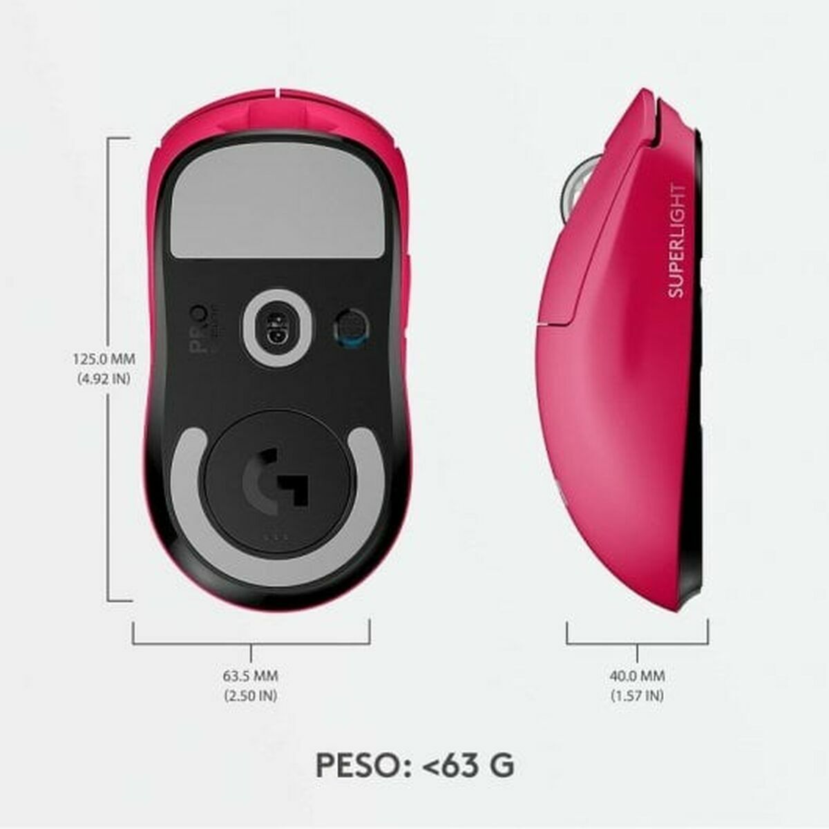 Ratón Logitech 910-006798 Magenta
