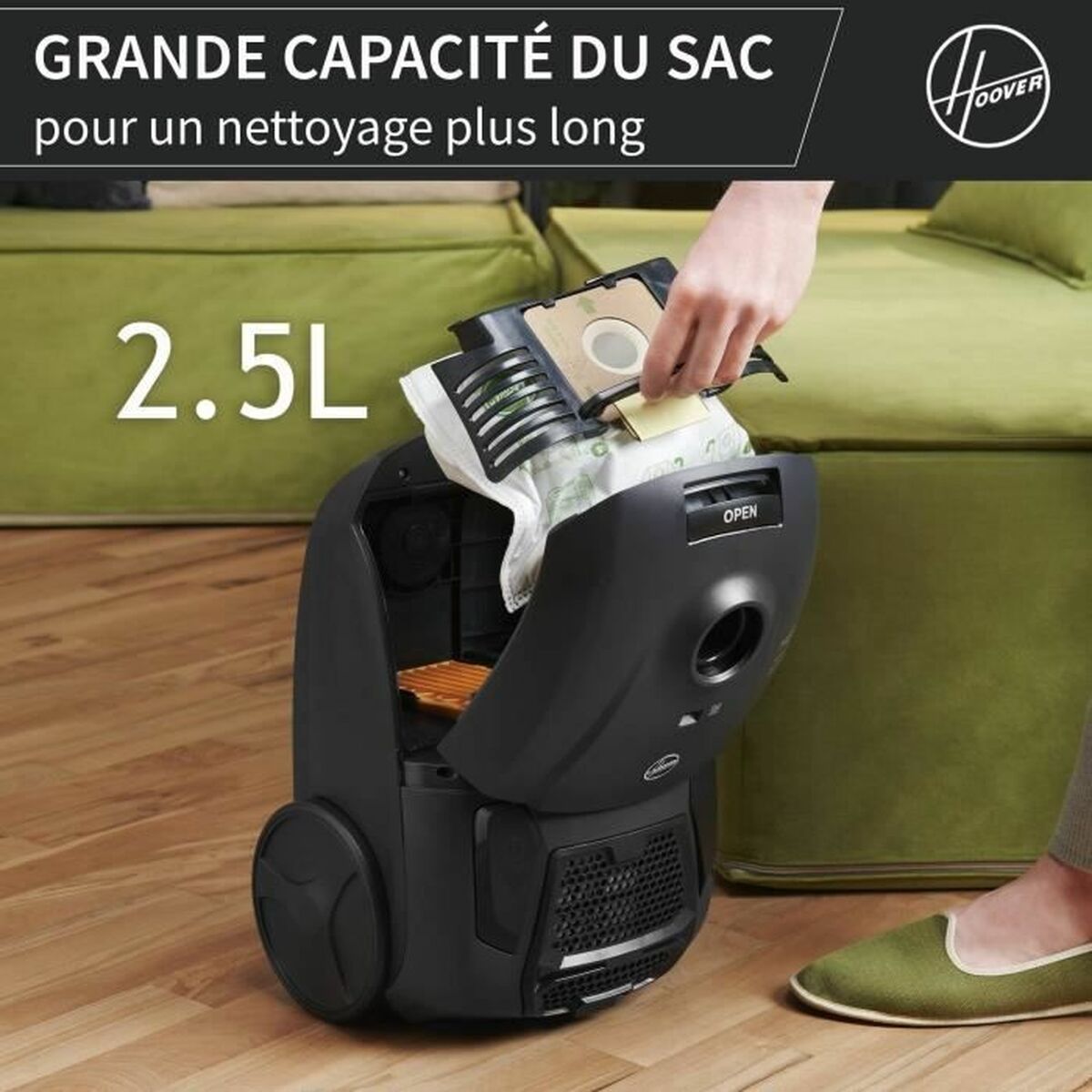 Aspirador Hoover HE120PET 011 Negro Gris 700 W