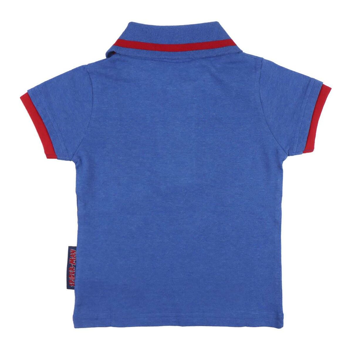 Camiseta de Manga Corta Infantil Spider-Man Azul