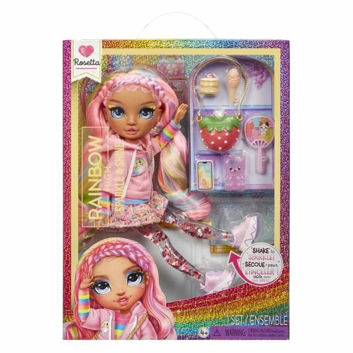 Muñeco Bebé con Accesorios Rainbow High Sparkle & Shine
