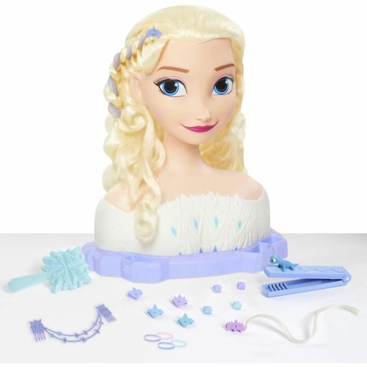 Muñeco Bebé con Accesorios Frozen Elsa Deluxe Styling Head