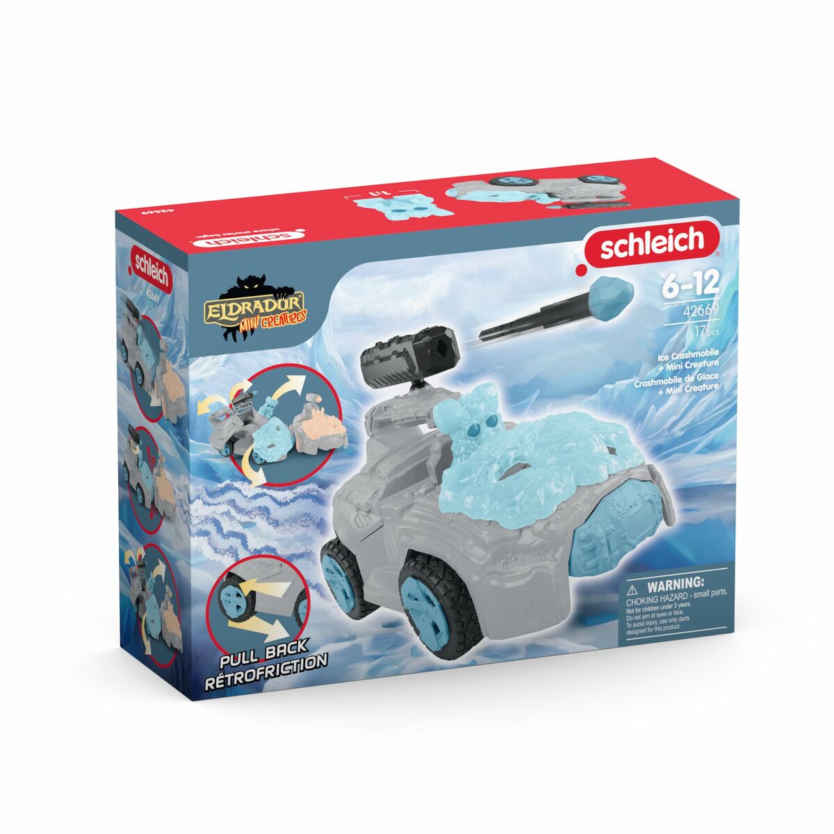 Playset Schleich Ice Crashmobile 17 Piezas