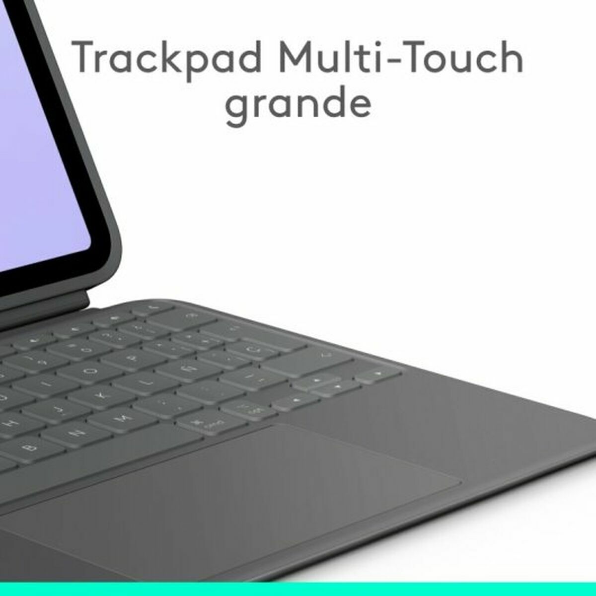 Funda para Tablet y Teclado Logitech 920-012772 Grafito QWERTY
