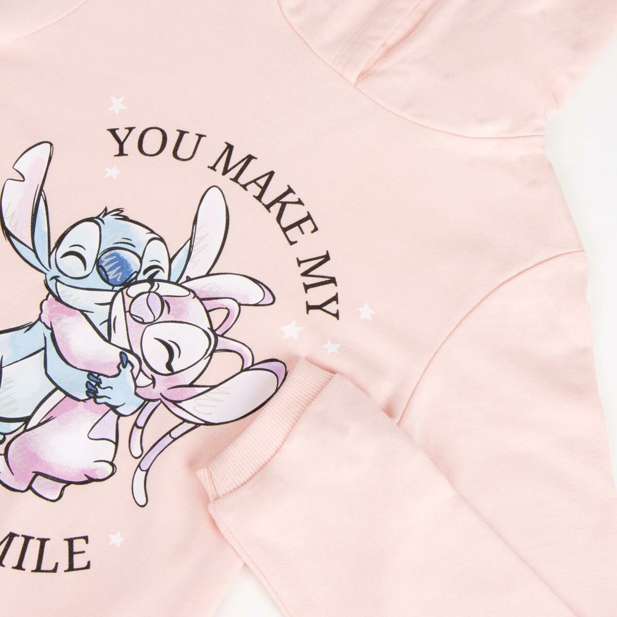 Vestido Stitch Rosa claro