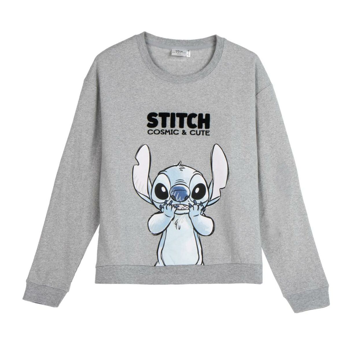 Sudadera sin Capucha Mujer Stitch