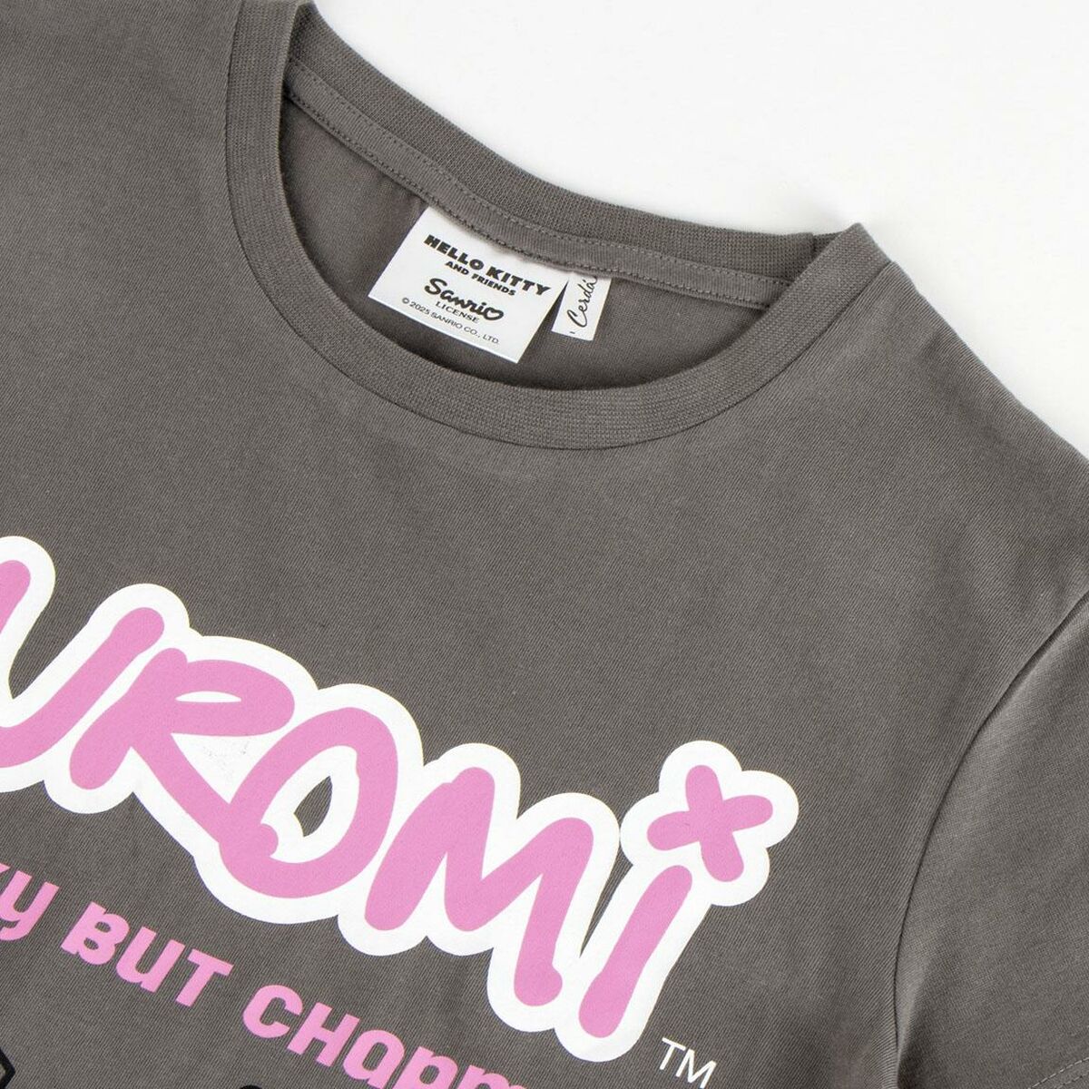 Pijama de Verano Hello Kitty Gris oscuro