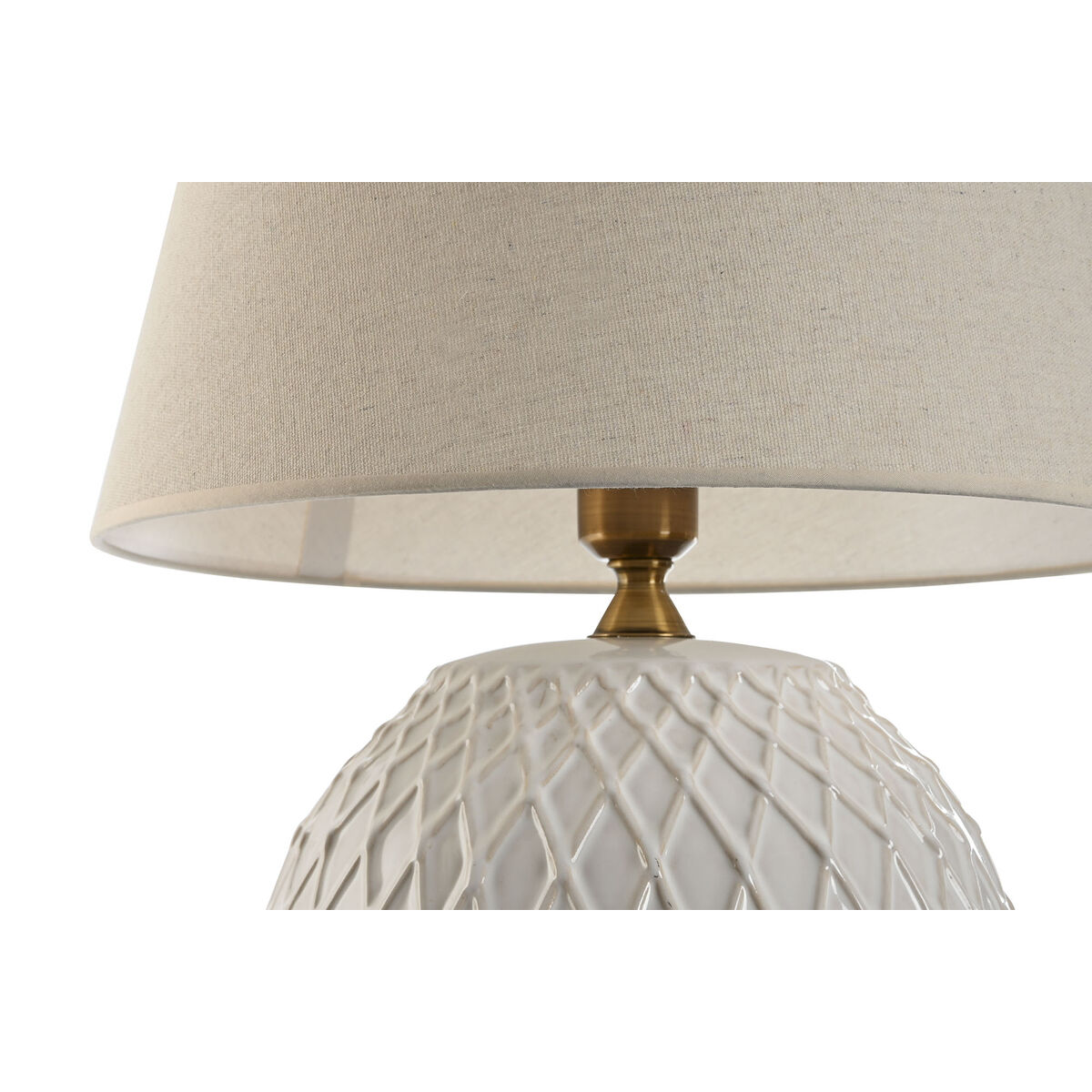 Lámpara de mesa Home ESPRIT Blanco 50 W 220 V