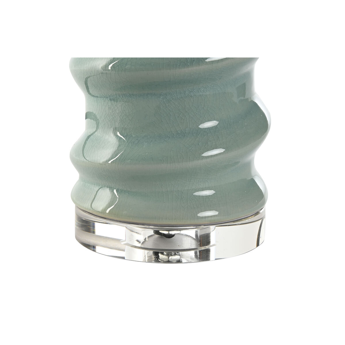 Lámpara de mesa Home ESPRIT Blanco Azul cielo 50 W 220 V