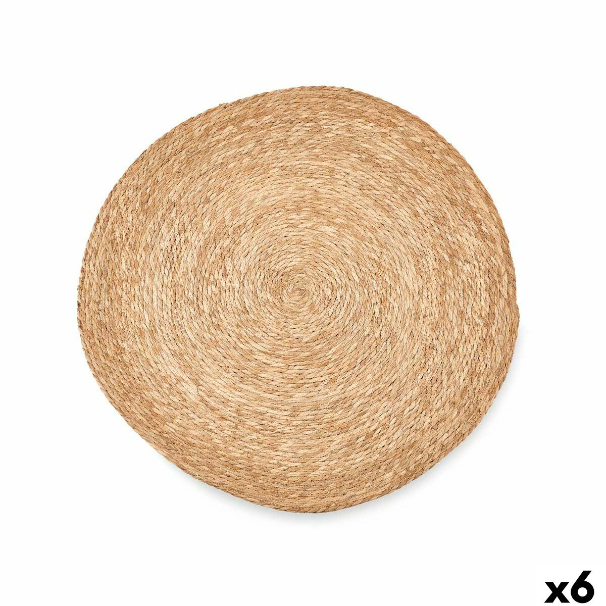 Alfombra Gift Decor Natural Esparto 80 x 2 x 80 cm (6 Unidades)