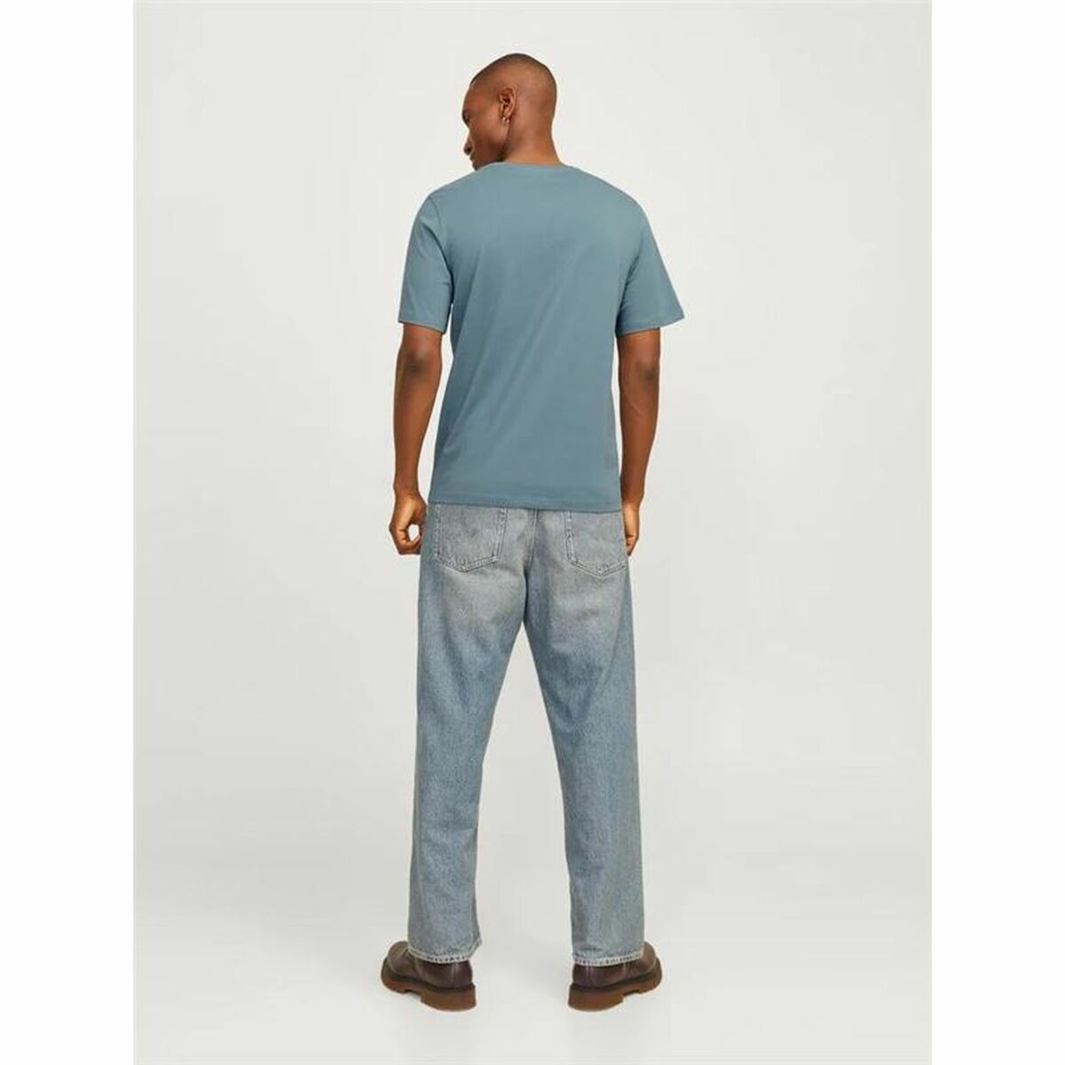 Camiseta de Manga Corta Hombre Jack & Jones Azul