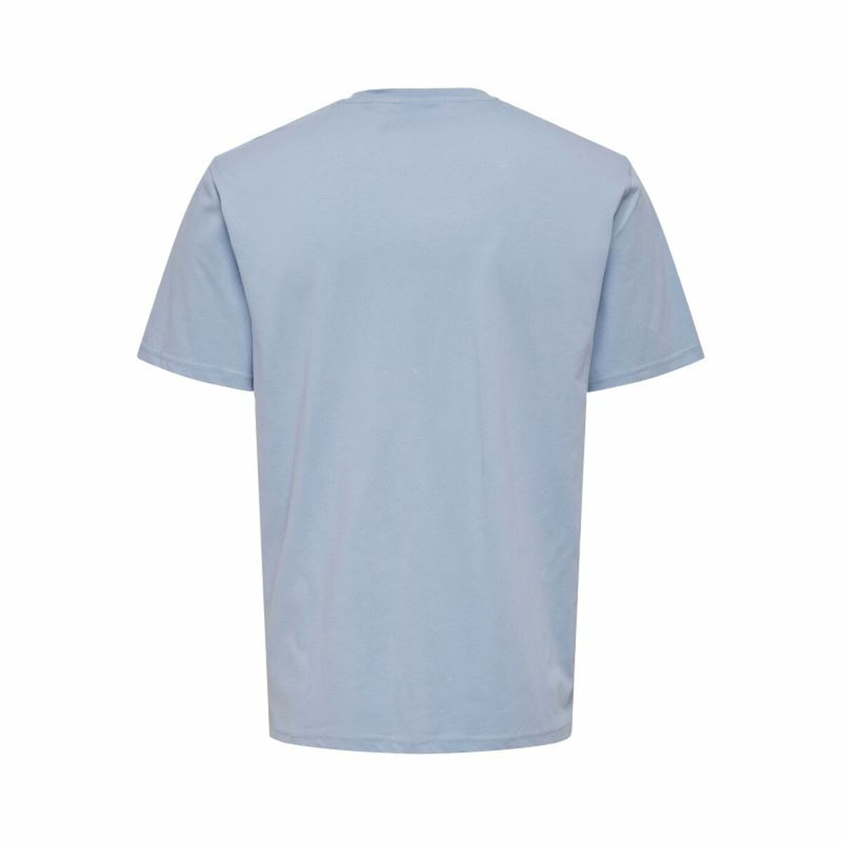 Camiseta de Manga Corta Hombre Only & Sons Onslevi Life Reg Text Eventide Añil