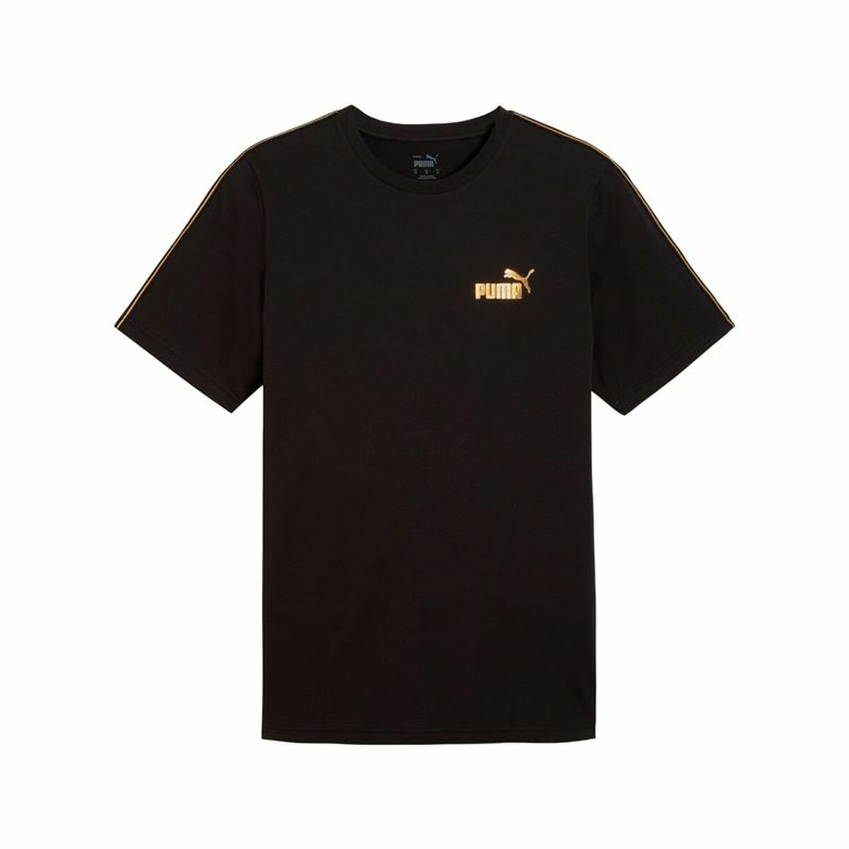 Camiseta de Manga Corta Hombre Puma Ess Tape Minimal Gold