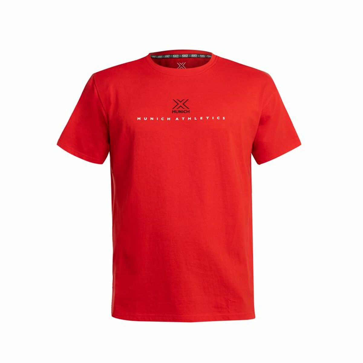 Camiseta Deportiva de Manga Corta Munich Rojo