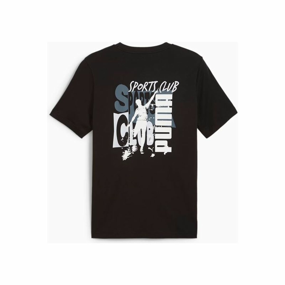 Camiseta de Manga Corta Hombre Puma Graphics Puma Sports Club Negro
