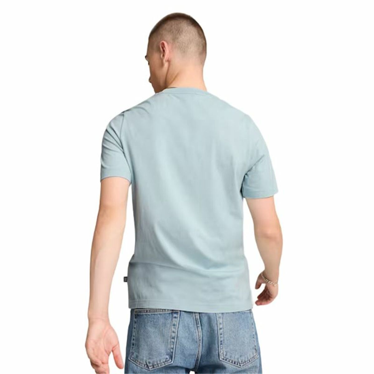 Camiseta de Manga Corta Hombre Puma Essentials+ 2 Col Small Logo