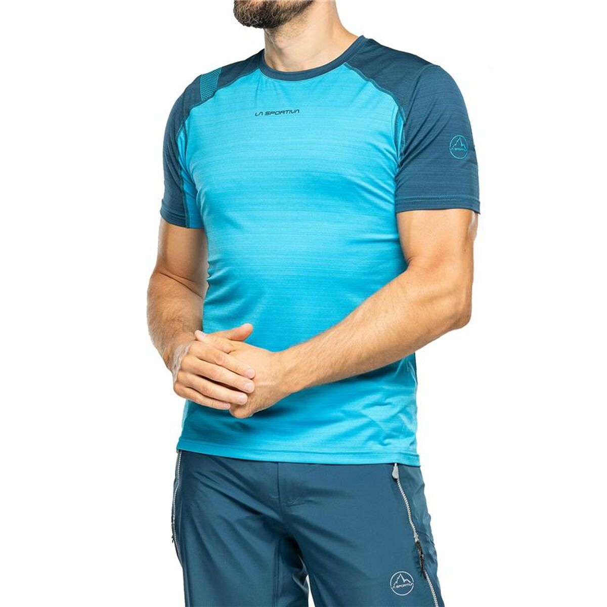 Camiseta Deportiva de Manga Corta La Sportiva Sunfire Azul cielo