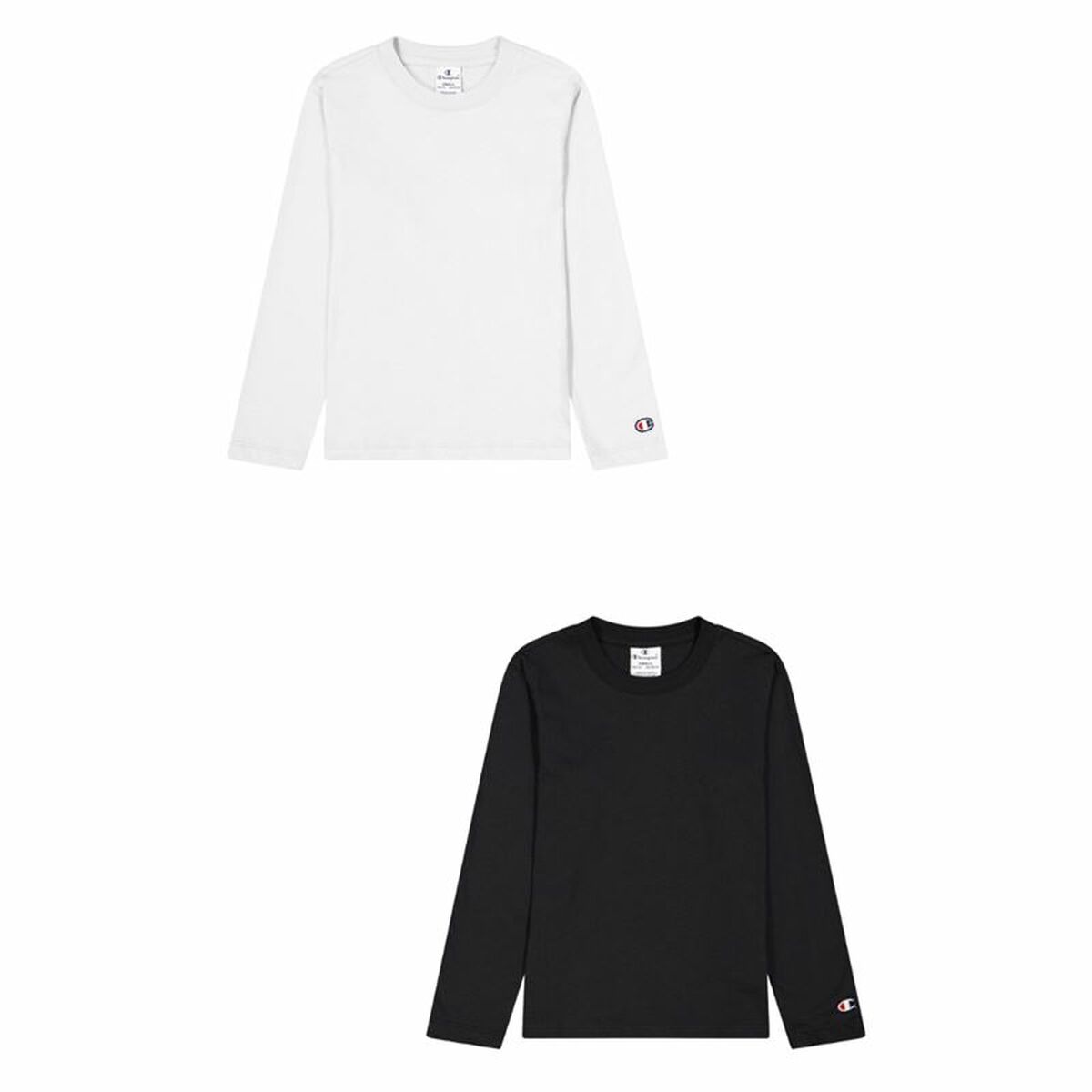 Camiseta de Manga Larga Hombre Champion 2 Unidades