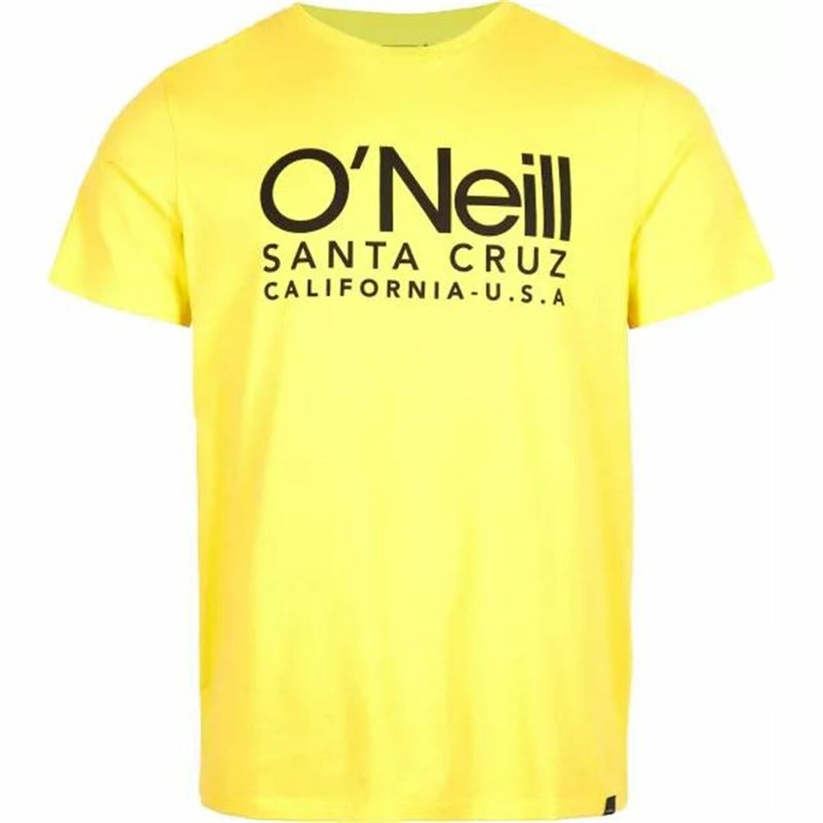 Camiseta de Manga Corta Hombre O'Neill Cali Original Amarillo
