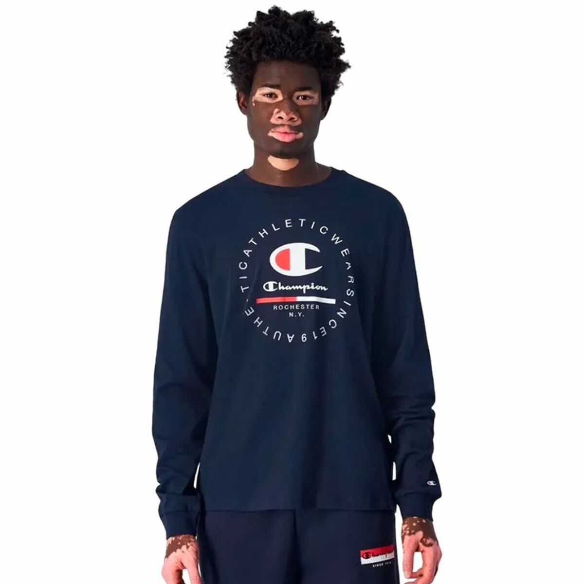 Camiseta de Manga Larga Hombre Champion