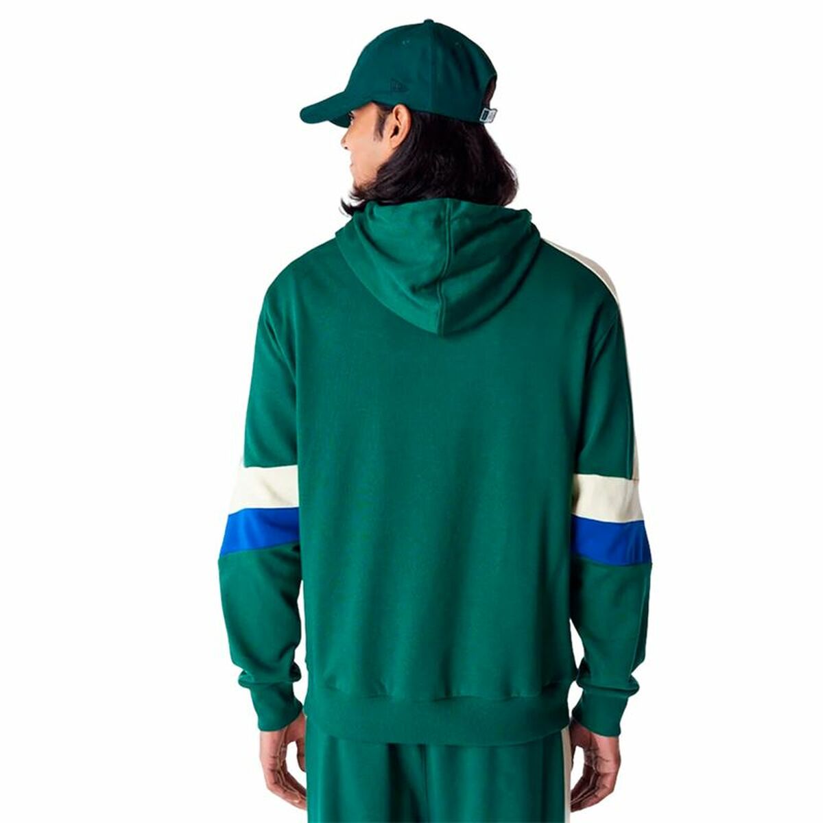 Sudadera con Capucha Hombre New Era COLOUR BLOCK OS Milwaukee Bucks