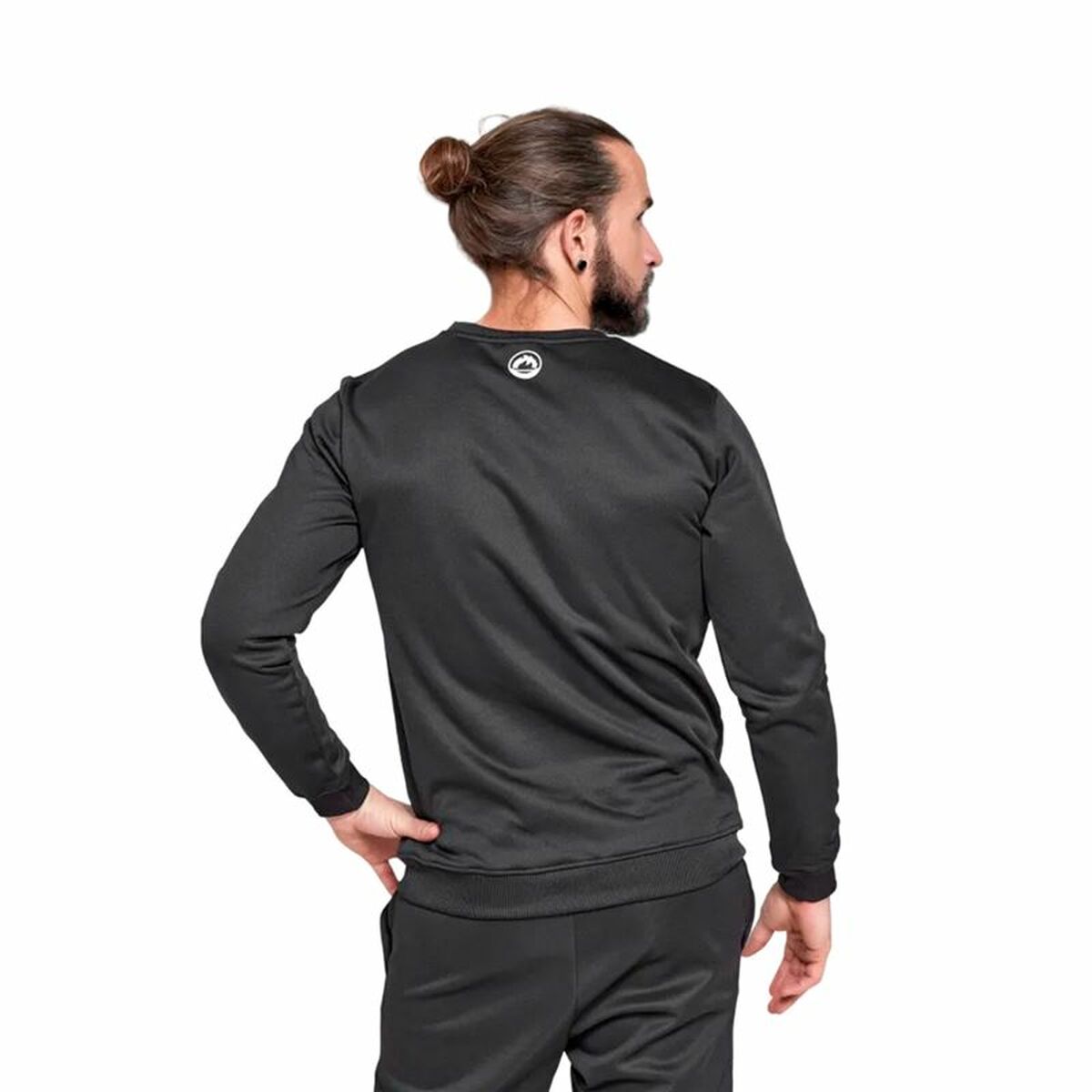 Sudadera sin Capucha Hombre J-Hayber Essential Negro