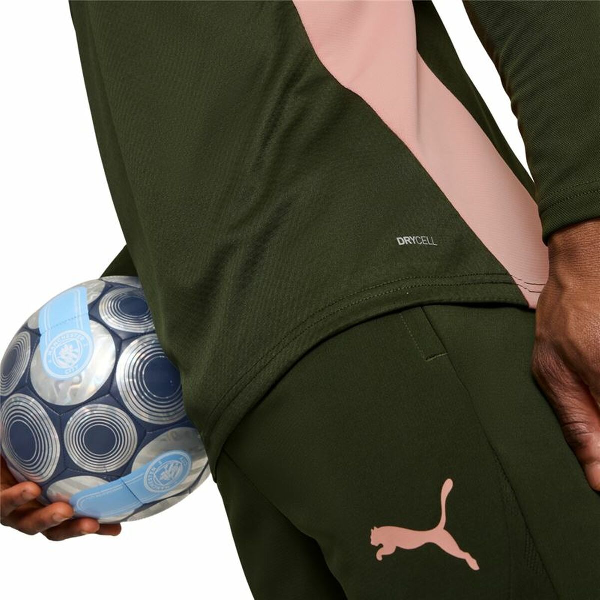 Sudadera de Entrenamiento para Adultos Puma Manchester City 24/25 Training Oliva