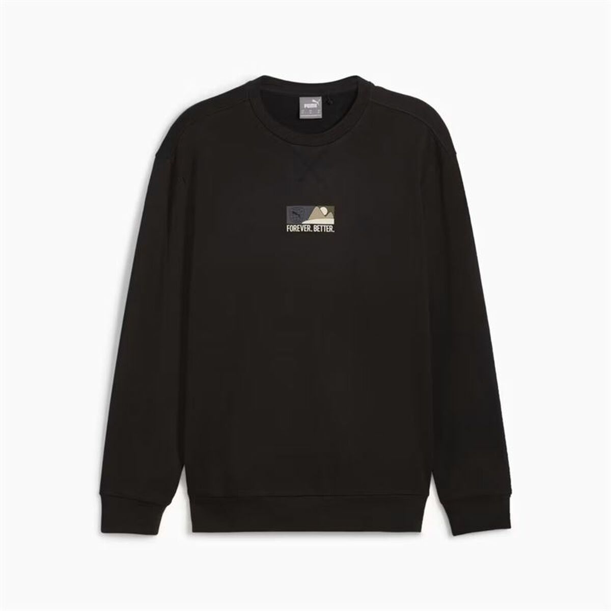 Sudadera sin Capucha Hombre Puma Better Sportswear Crew Negro