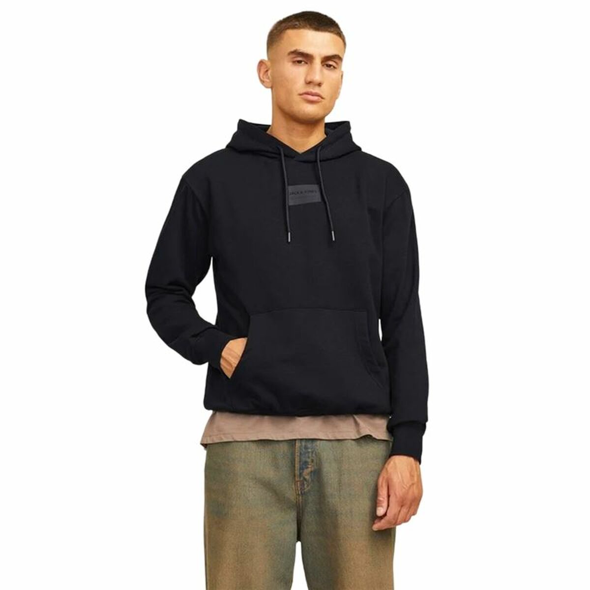Sudadera con Capucha Hombre Jack & Jones Jjhakkai