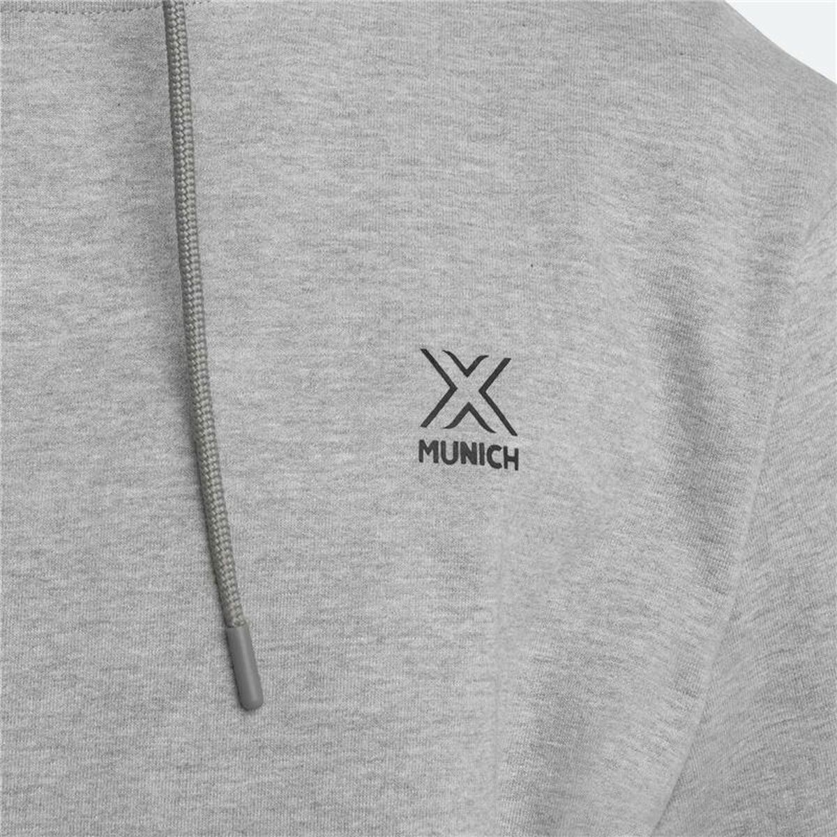 Sudadera con Capucha Hombre Munich Breaker Gris claro