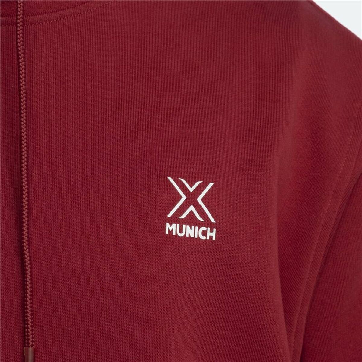 Sudadera con Capucha Hombre Munich Breaker Rojo Carmesí