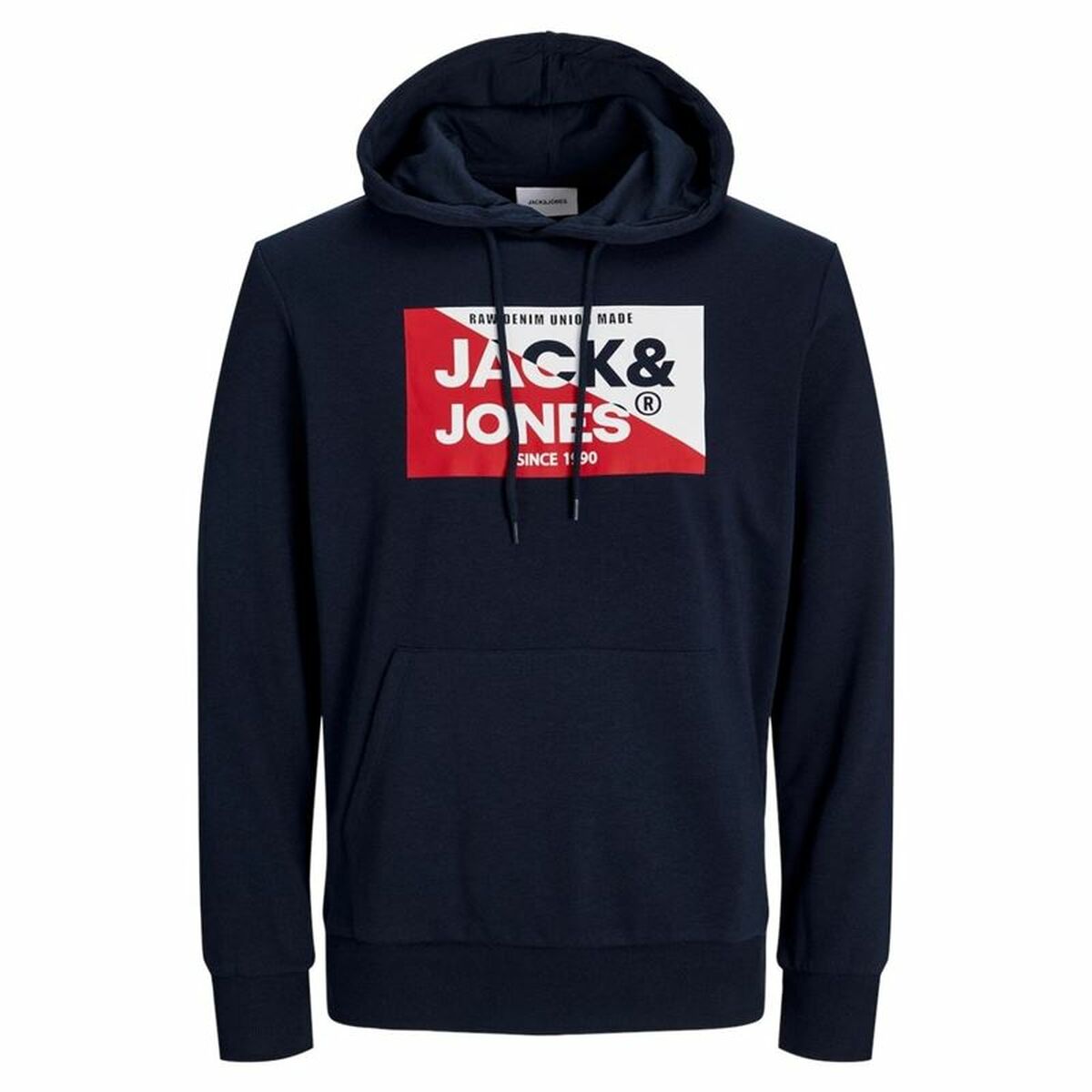 Sudadera con Capucha Hombre Jack & Jones Jjnolan Negro
