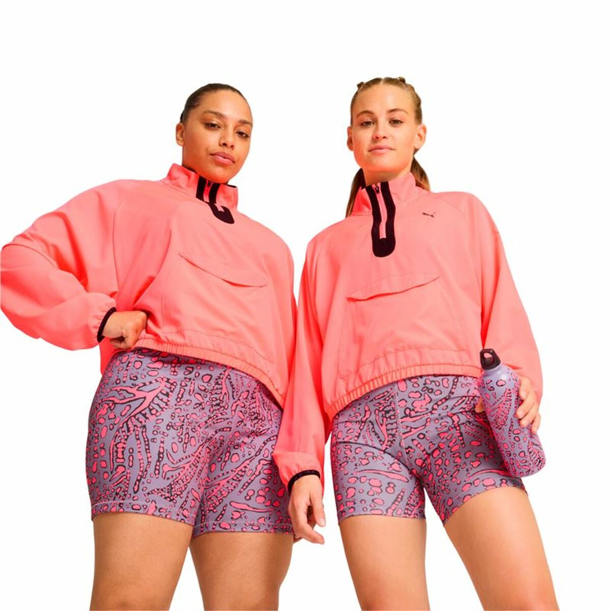 Sudadera sin Capucha Mujer Puma Hypernatural Woven 1/2 Zip